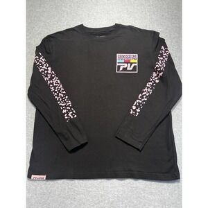 Pit Viper Son of Peach Long Sleeve T-Shirt Men's Size Large Black 100% Cotton